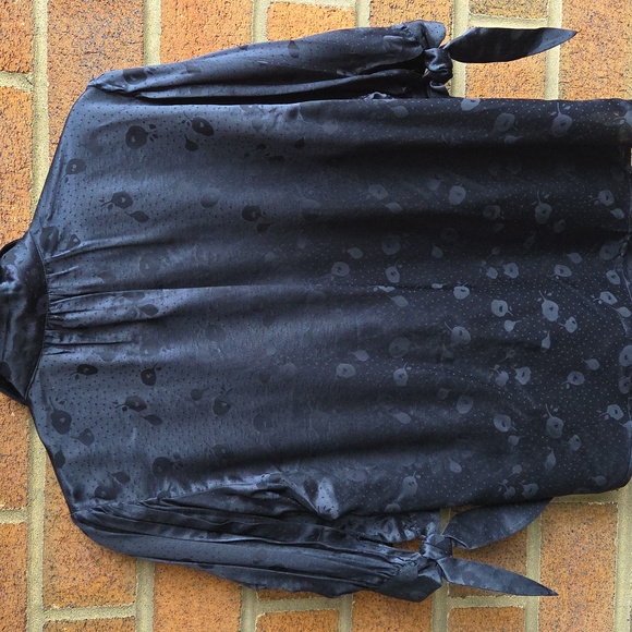 The Kooples Navy Patterned Button Down Shirt - Picture 6 of 9